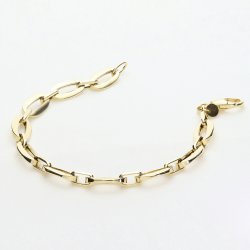 Złota bransoletka o eleganckim splocie – subtelny dodatek z klasą