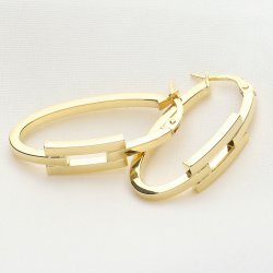 Złote kolczyki geometryczne – elegancki i nowoczesny design | Biżuteria premium