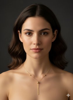 Elegancki złoty naszyjnik z frędzlami – subtelna biżuteria z łańcuszkiem i kulkami