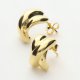 Eleganckie Kolczyki X-Cross – Złoty Akcent Elegancji