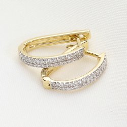 Ekskluzywne Złote Kolczyki z Brylantami – Ponadczasowa Elegancja. Adoro