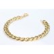 Złota bransoleta splot Monako – elegancka biżuteria damska