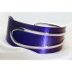 Artystyczna Bransoleta Srebro i Tytan – Gradient Blue & Purple | Cuff