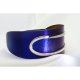 Artystyczna Bransoleta Srebro i Tytan – Gradient Blue & Purple | Cuff